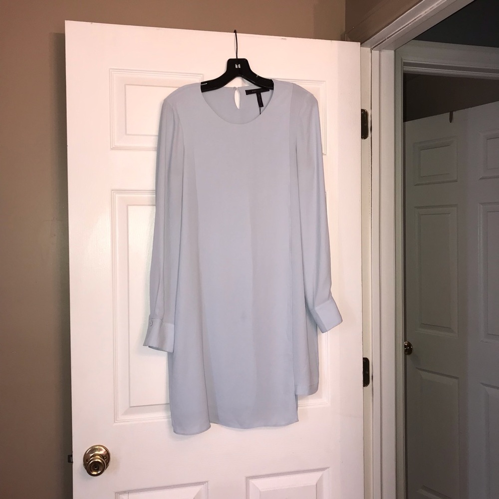 BCBG Maxazria Aston Smock dress dusty blue - Picture 3 of 8